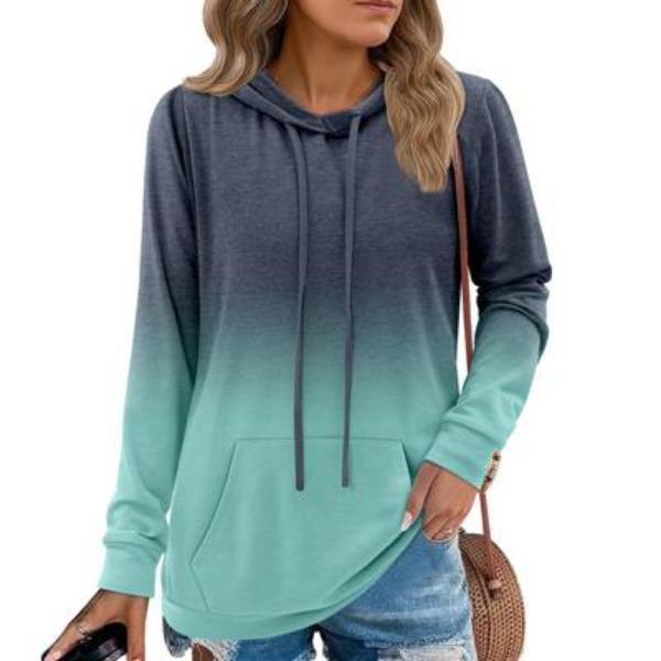 Felpe con cappuccio da donna Felpe con cappuccio alla moda per ragazze adolescenti Top tunica autunnale da donna