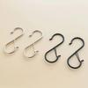 12 Pcs Bathroom Hooks Lock Clip Windproof Anti-slip Hanging Safety Buckle Heavy Duty S Hooks Hanging Plants Closet Hooks Clothes Kitchen Utensil Pots