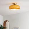 Vintage Glass Ceiling Light G80 Bulb For Living Room Entrance Bedroom Hallway Cloakroom Balcony Indoor Lighting Fixtures