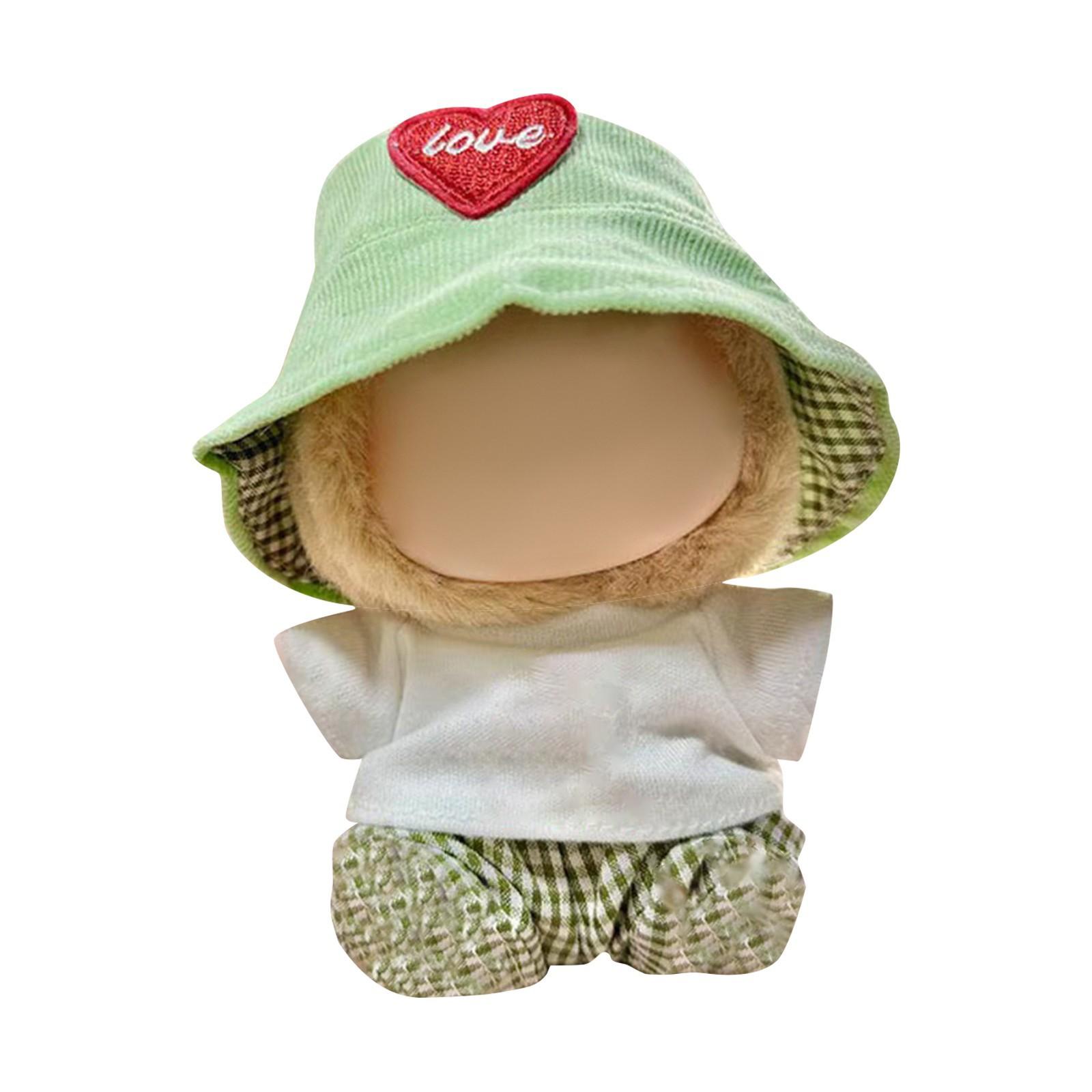 

Набір одягу для ляльок 17 см Аксесуари для ляльок Любов Серце Верхній шарф Шапка Без ляльок One Size