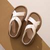Cool Slippers Women's Summer Wear 2025 New Go Out Platform Casual Beach Sandals Lazy Fashion Pregnant Women One-word Drag