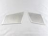 BRIGHTZ Stainless Steel Dashboard Speaker Covers Satin for T33 (2-Piece, Silver) X-Trail SNT33, ST33, NT33, SNT, ST, NT, (SPEAKER-150)