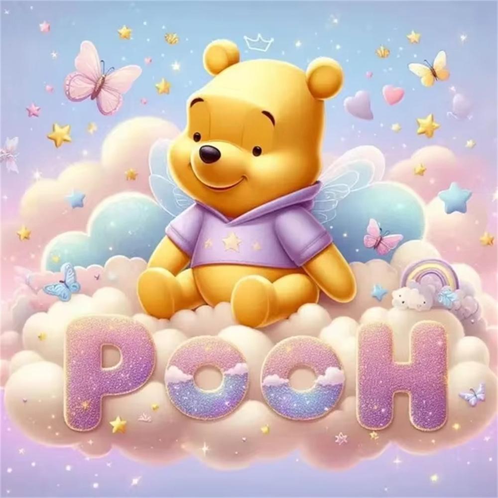 Disney Winnie The Pooh 5D Diamond Painting Full of Diamonds Handmade DIY Cartoon Decorative Painting Diamond Sticker Kit