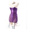 Satin Silk Mesh Nightwear Halter Sleeveless Nightdress Fashion Lace Nightgown  Girl
