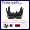 4 pièces pour BMW Série 7 F01 F02 2009~2015 Bavettes de voiture Avant Arrière Garde-boue Pare-éclaboussures Aile Bavettes 2010 2011 2012 2013 2014