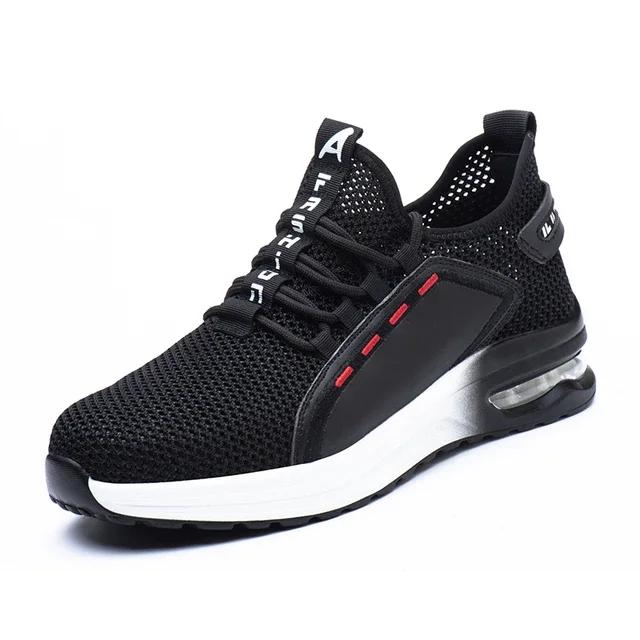 Men Work Safety Shoes Steel Toe Cap Air Cushion Working Boots Construction Indestructible Work Sneakers Men Shoes
