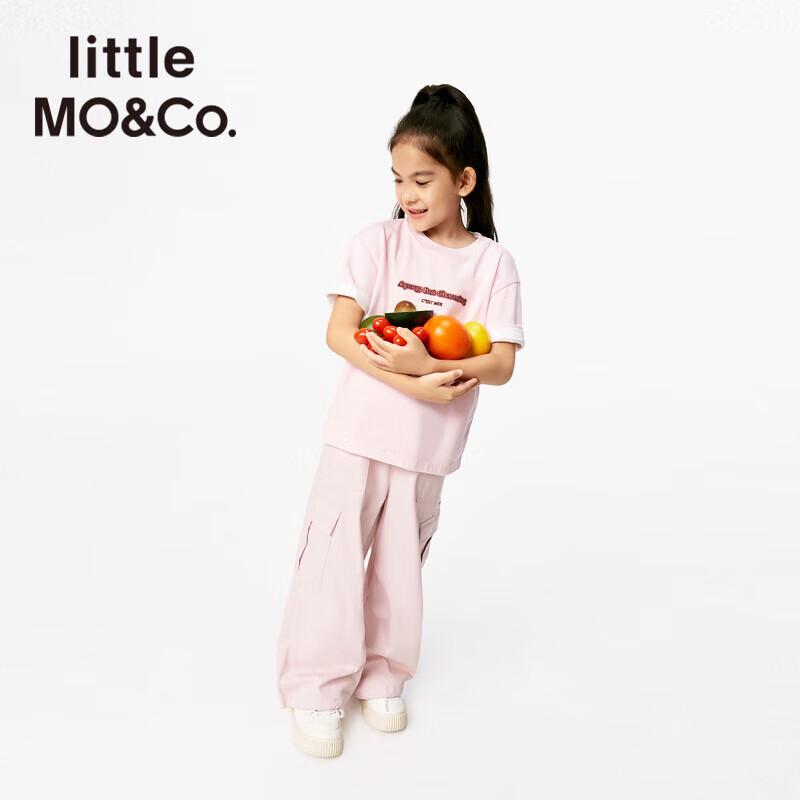 little MO&Co. Kids' Cotton Graphic Short-Sleeve T-Shirt