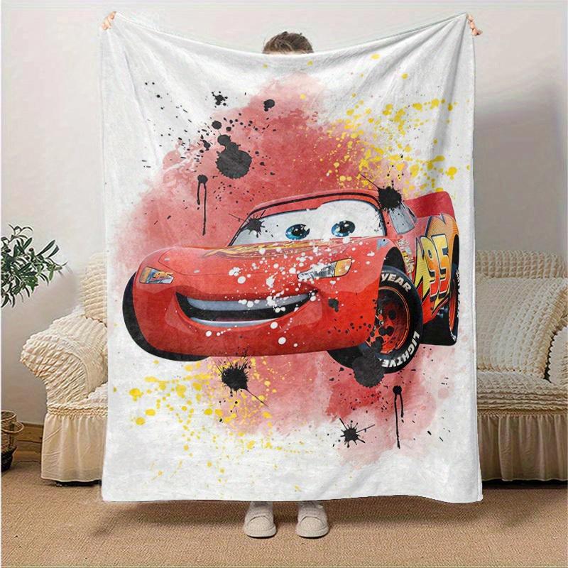 1PC Seasonal Universal Car Art Blanket - Perfect for Home Decoration, Gift Idea, Soft Flannel Throw Blanket - Versatile & Cozy for Bedroom,