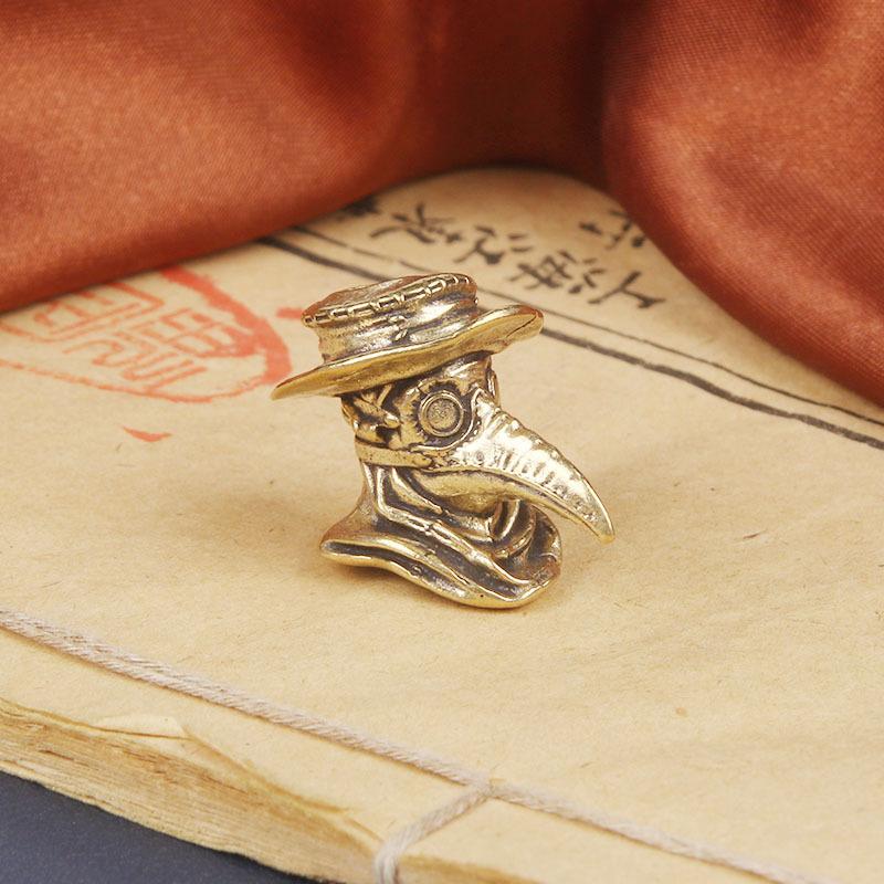 

Мідна скульптура Дзьоб птаха , Настільна прикраса One Size бронзовий