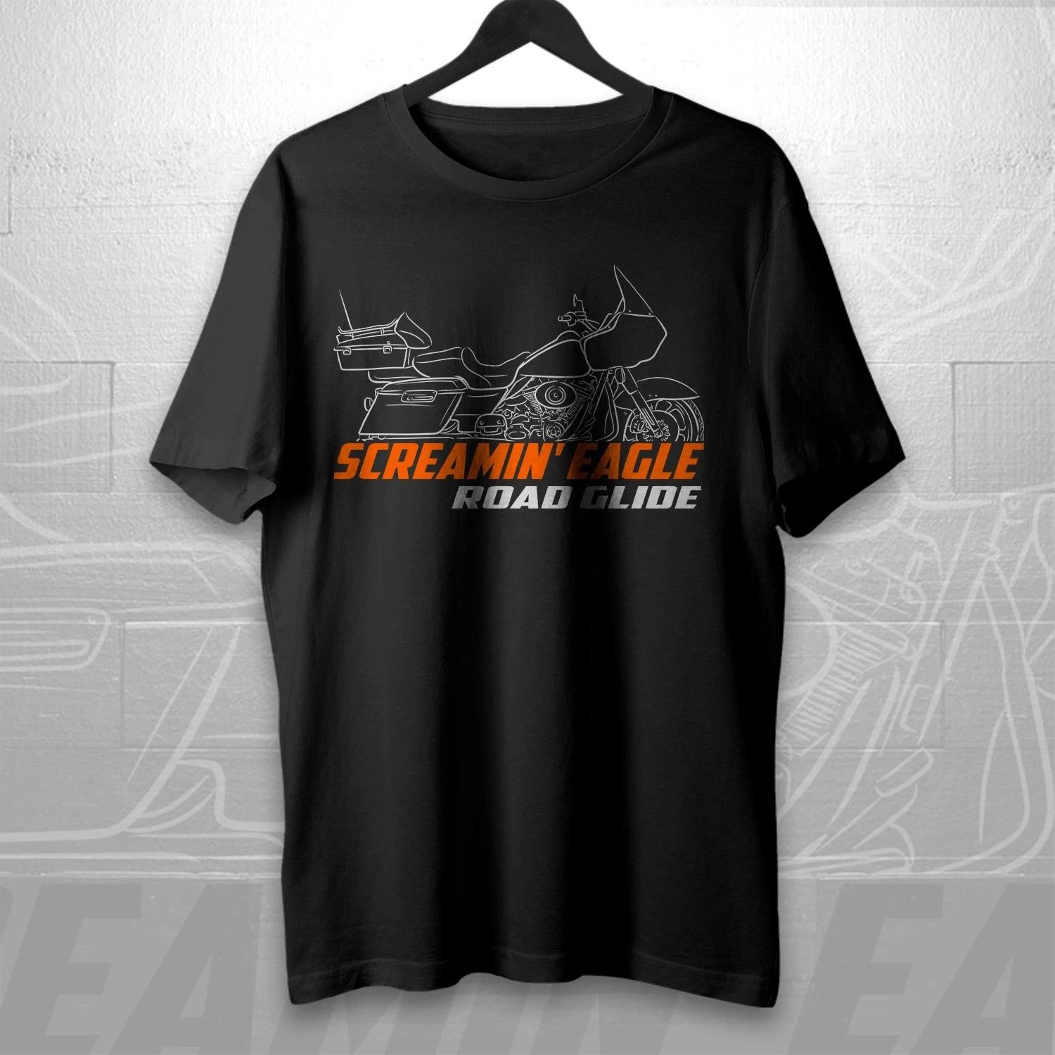 

For Harley-Davidson CVO Road Glide Screamin Eagle fans - Motorcycle T shirt 2XL
