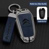 Zinc Alloy Car Key Case Cover Citroen C4 C5 C3 C1 C2 C6 C8 Picasso Berlingo VTS Xsara C-Crosser C-Elysee Jump KeyChain Metal Key