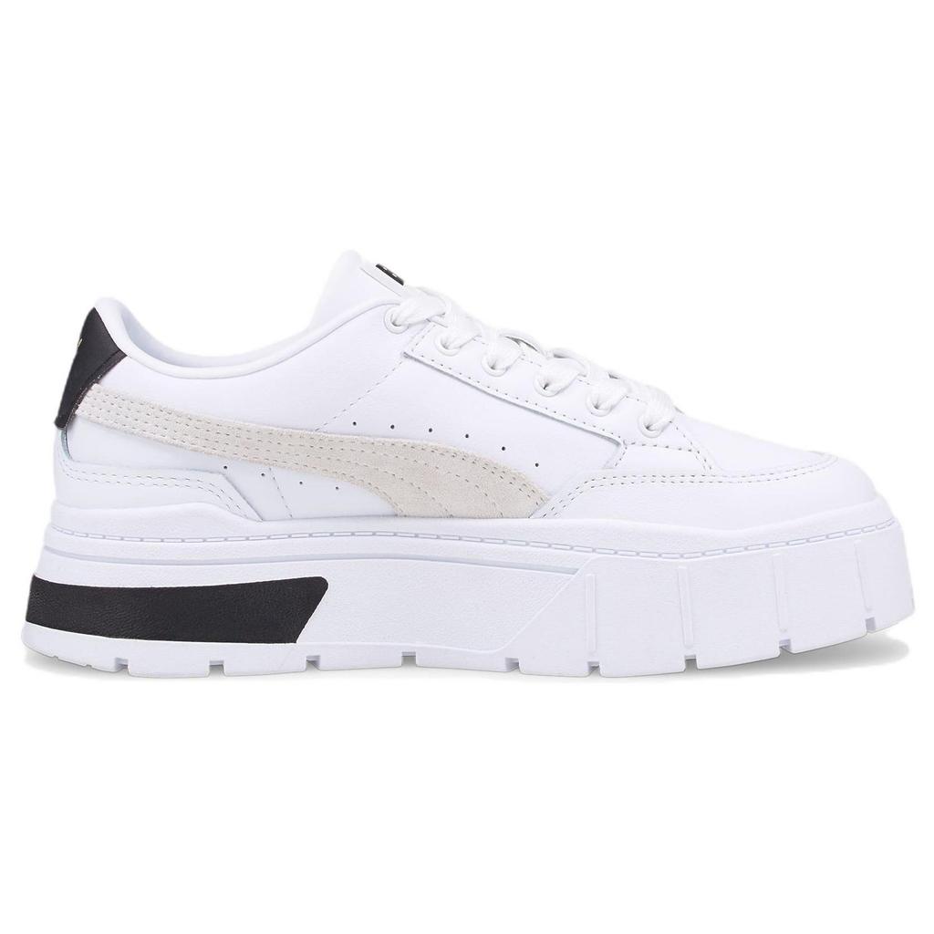 Puma Mayze Stack White Vaporous Grey Women Sneakers 384363-01