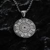 Retro Lotus Pendant Sweater Chain Necklace - Unisex, Versatile Fall/Winter Accessory