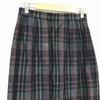 Sanyo Shokai Vintage Burberrys Skirt Suit Blazer Women's 9AR Purple Check Pattern Set Up(USED)