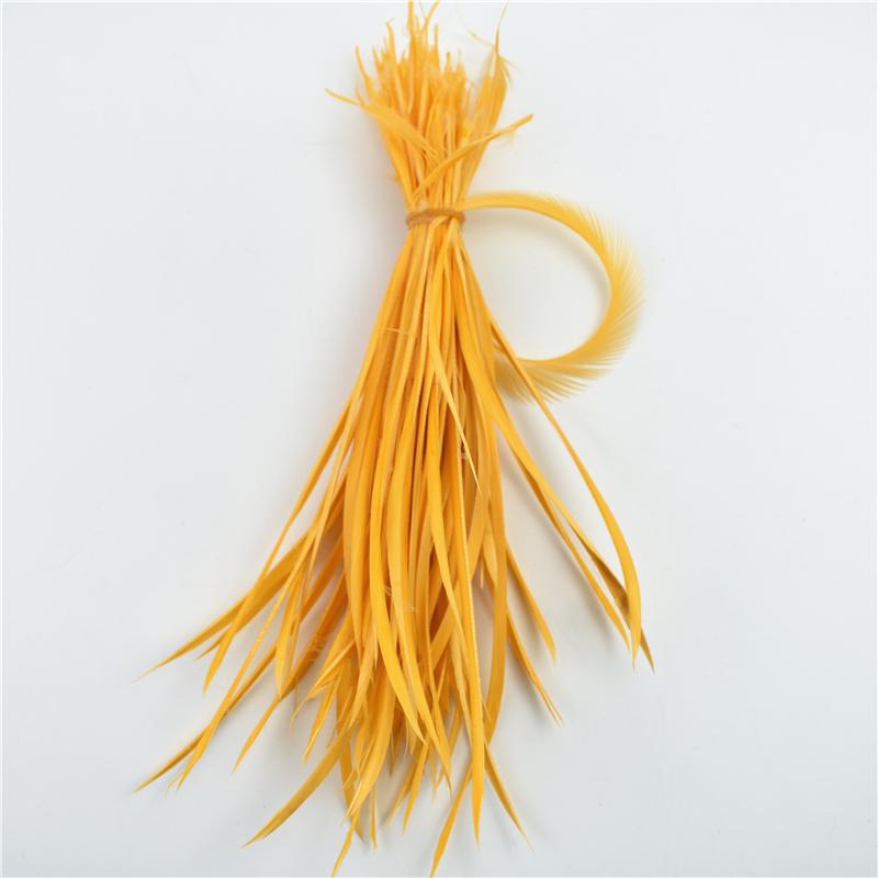 Färgade Naturliga Gåsfjädrar För Hårhantverk Fjädrar För Smyckestillverkning Flugbindningsmaterial Dekoration Karneval Drömfångare