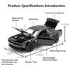 1:32 Challenger Hellcat Charger Toy Car Model Diecast Metel Pull Back Muscle Cars Models Sound Light Collection Gifts for Kids
