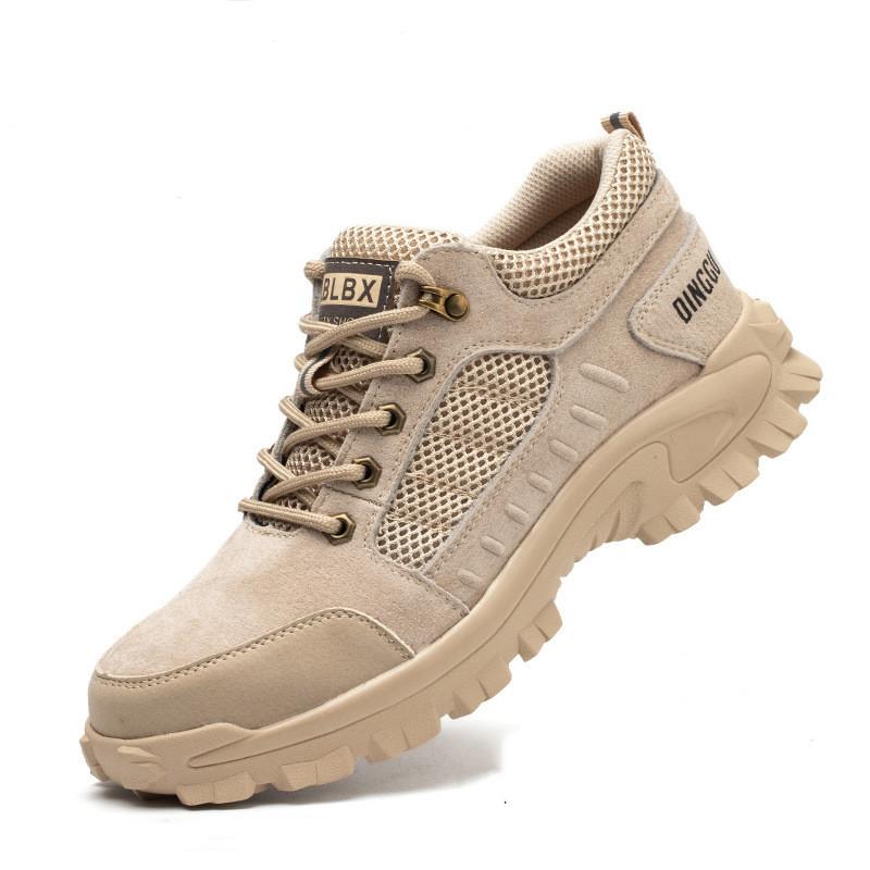Work Safety Boots Men Winter Steel Toe Shoes Anti-smashing Anti-piercing Industrial Protective Work Safety Shoes