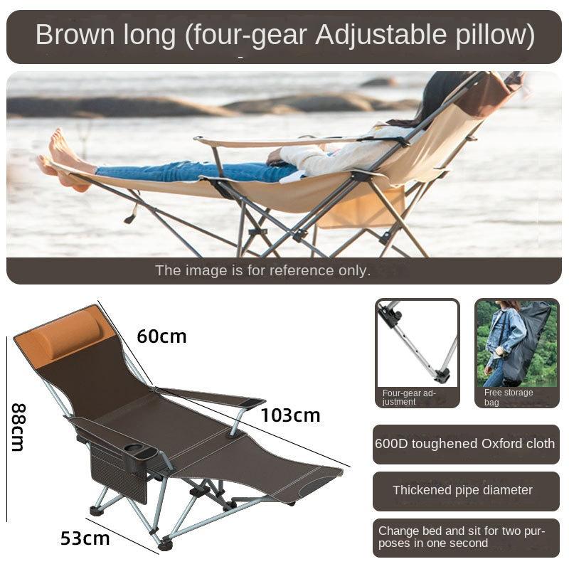 

Складной стул с откидной спинкой Портативный складной стул