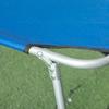 Folding Sun Lounger Set of 2 with Canopy, Reclining Sunbed with 4-Position Adjustable Backrest, 600D Oxford Cloth