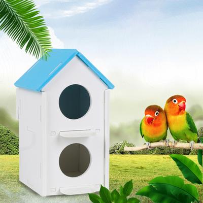 Bird Nest Large Space Keep Warm Double Hole Pearl Bird Parrot Breeding Nest House Cage Accessories