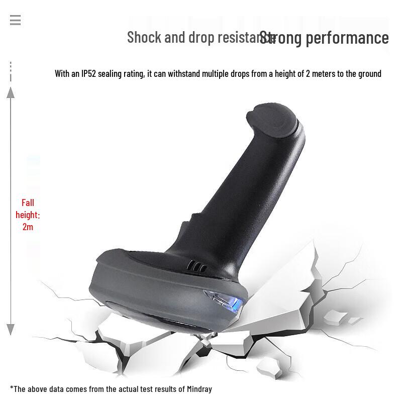 Mindeo CS2190 Wireless Laser Barcode Scanner