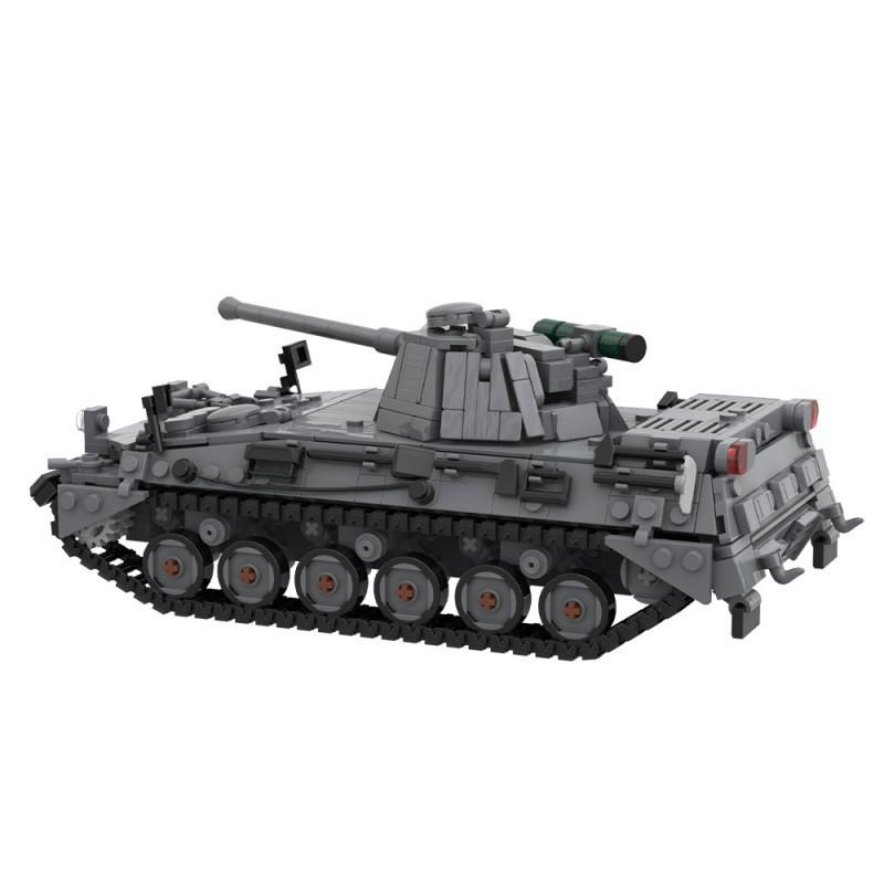 Cold War Era West German Tank Model - Small Building Blocks
