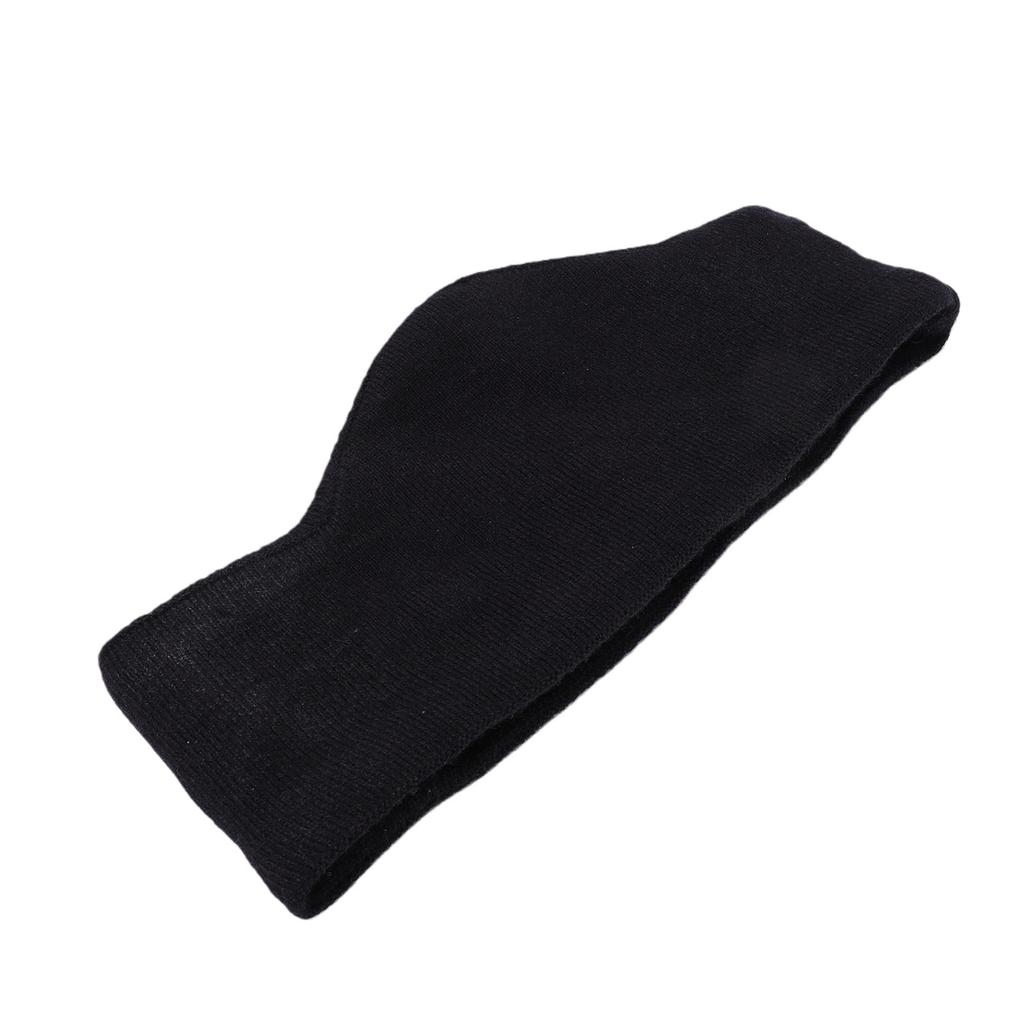 Sleeping Ear Cover Winter Warm Double Layer Noise Reducing Cozy Fleece Lined Ear Muffs for Sleeping Sports Black
