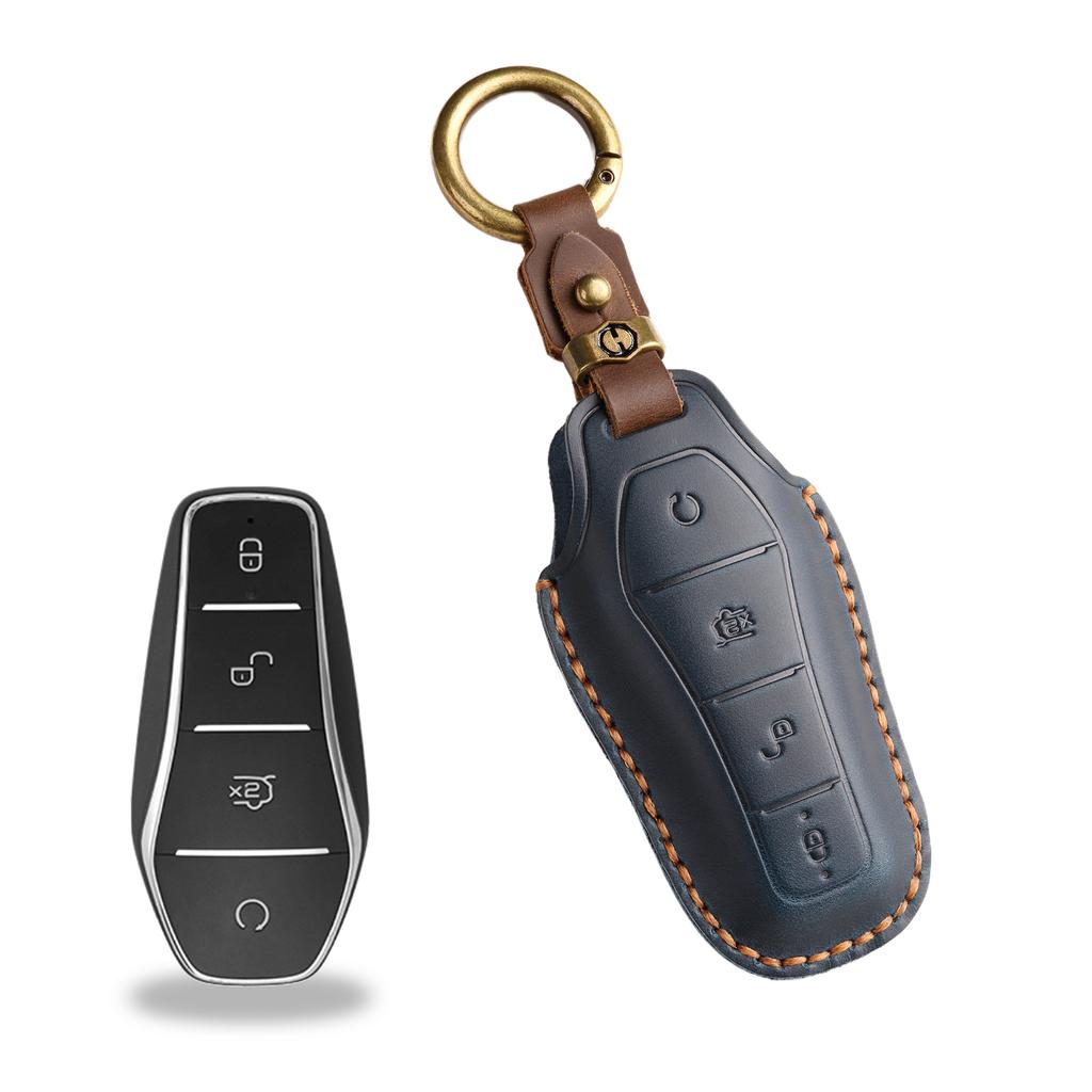 The New Retro Key Bag Is Suitable for BYD Key Case, Tang and Song Plusdmi Dolphin Han Car Key Bag.
