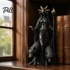 Kompakte gruselige Dekoration Hekate Griechische Göttin Statue mit magischen Hunden, Fantasy-Thema Okkultes Zimmerdekor Harzskulptur, Mythologische Figur für