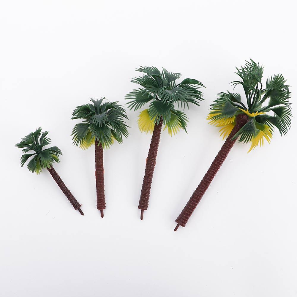 Bonsai Coconut Garden Decoration Rainforest Scenery Model Artificial Palm Tree Miniature Landscape