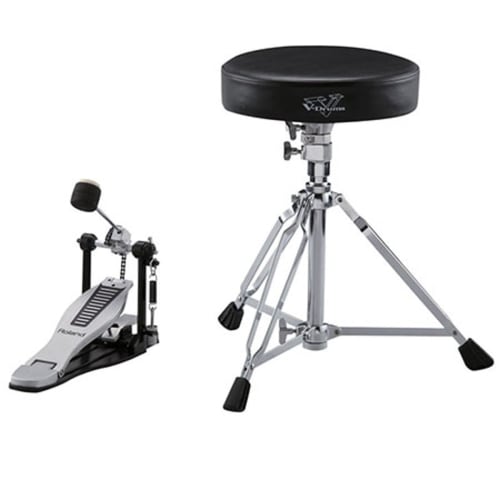

Roland Drum Accessories DAP-3X Kick Pedal, Drum Throne, and Drumstick Set