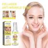 Kollagen Anti-Falten Spray, Spendet Feuchtigkeit Und Hellt Die Haut Auf, Reduziert Feine Linien Melanin Spray
