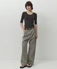 Leopeusaideuhwaiteulabel Twist Denim Pants Greige