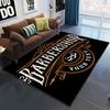 Fashion Cool Barbershop Carpet Living Room Home Decoration Sofa Table Large Area Carpet Lounge Entrance Door Mat Non -Slip Mat
