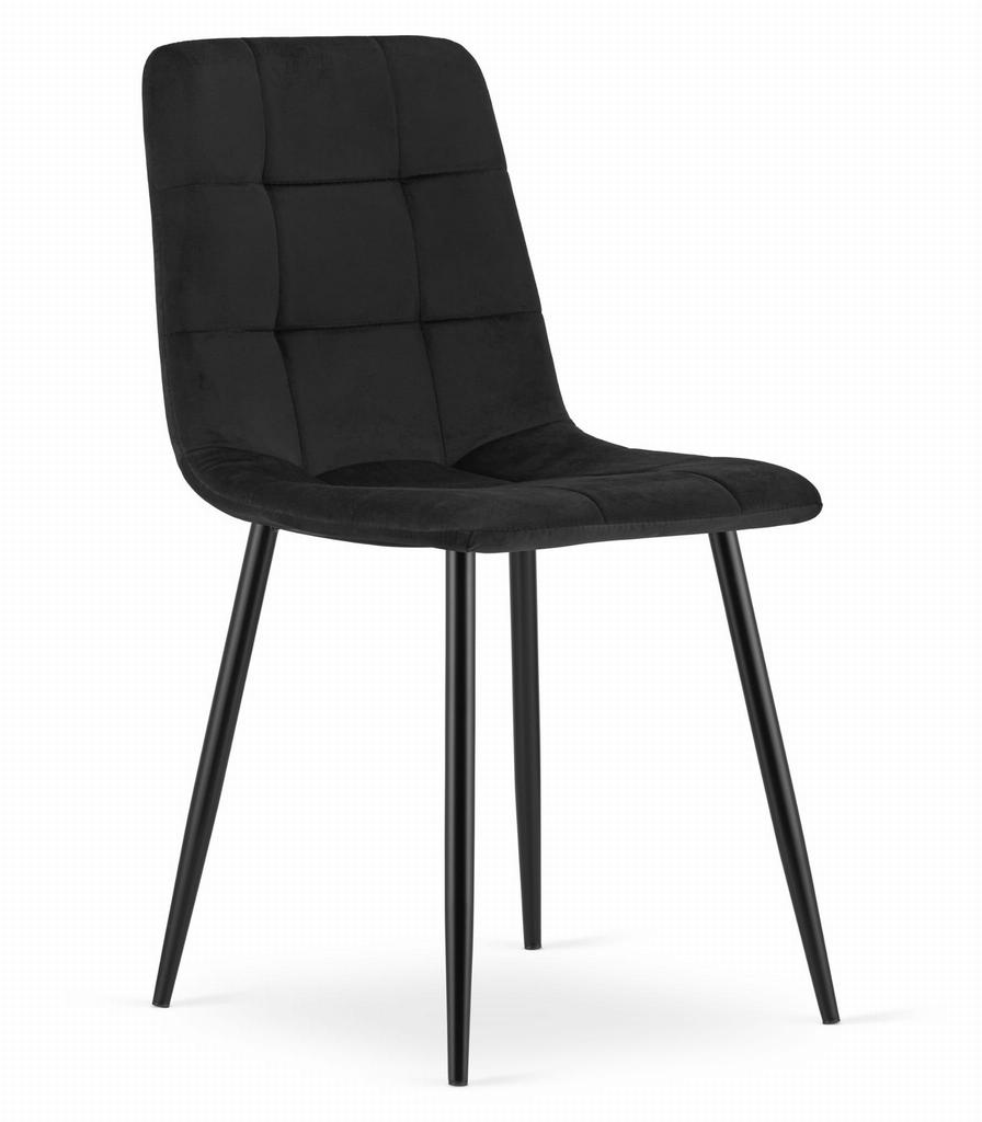 KARA chair - black velvet x 2