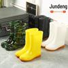 Fashionable Mid-Tube Waterproof Water Shoes - Thick-Soled, Non-Slip, Wear-Resistant, Suitable for All Seasons