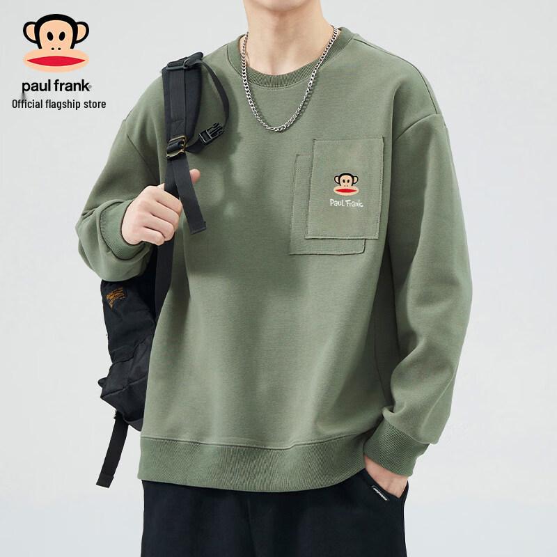 Paul Frank Men s American Style Loose Fit Crewneck Sweatshirt 4XL