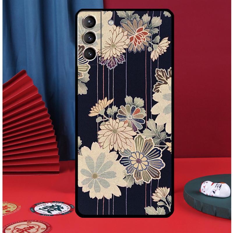 Japanese Style Art Japan Phone Case For Samsung Galaxy S25 S24 Ultra S9 S10 S20 S21 S22 S23 Plus S24 FE Back Cover