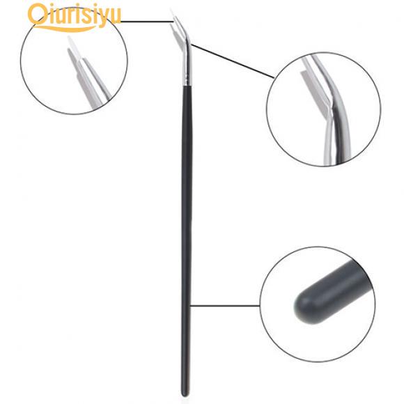 Cosmetic Angled Tip Elbowed Eye Liner Eyeliner Brush Makeup Health & Beauty