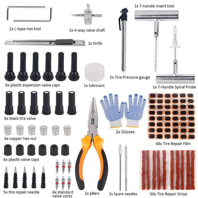 Manufacturer Direct Sales Hardware Toolbox Set  Car and Household Pliers  Wrench  Screwdriver Combination  Emergency Tool Set