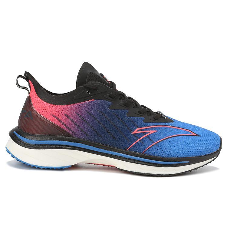 Anta Running Collection Comfortable Cushioning Slip Resistant Abrasion Resistant Low top Running Shoes Men's Blue Red 112215566-2
