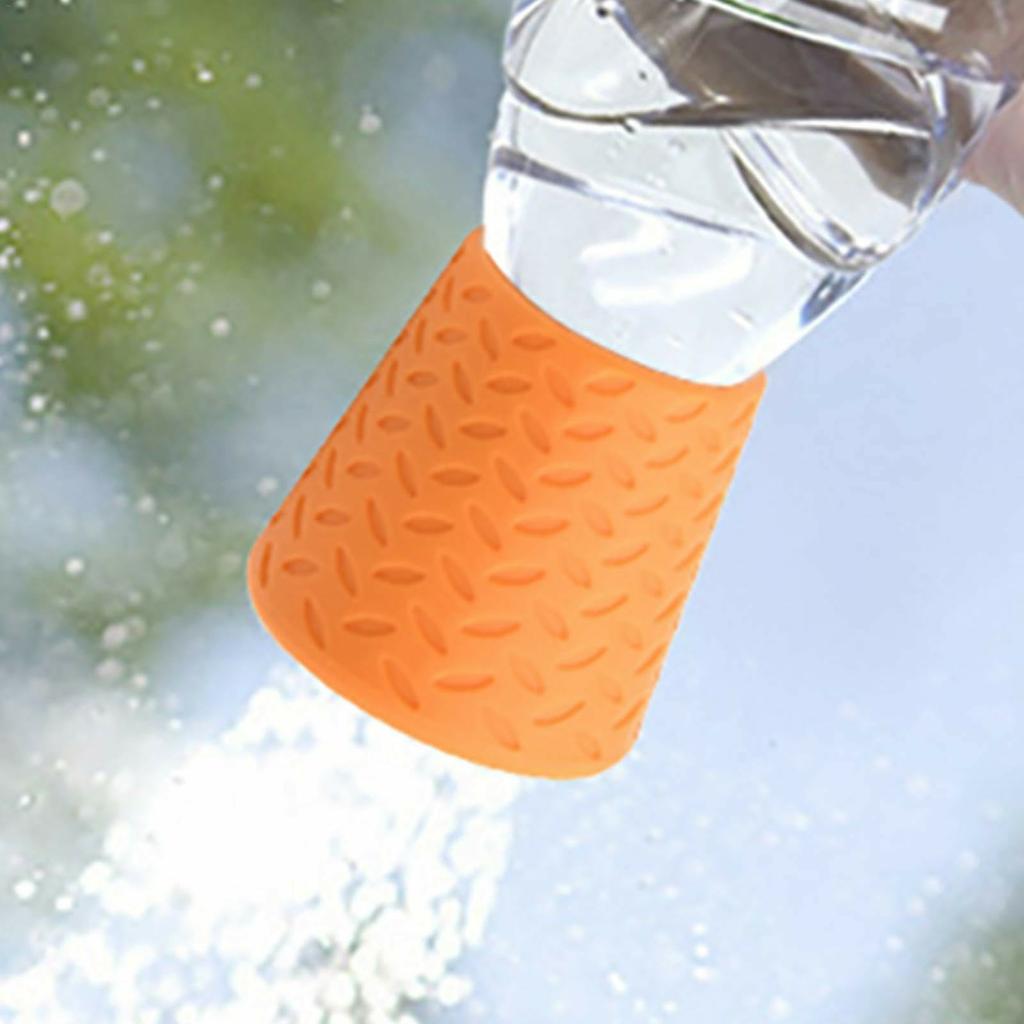 3Pcs Portable Pet Shower Head Silicone Outdoor Cleaning Sprayer For Dogs/Cats Attachable to Water Bottles