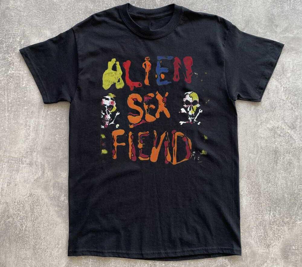 NEW!! Alien Sex Fiend Black Cotton All size S-5XL Gift For Fans T-shirt DS51 Unisex T-Shirt XXXXL
