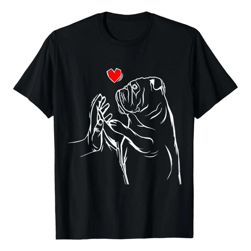 Camiseta Inglesa Con Dise?o De Bulldog Love Bully, Idea De R S