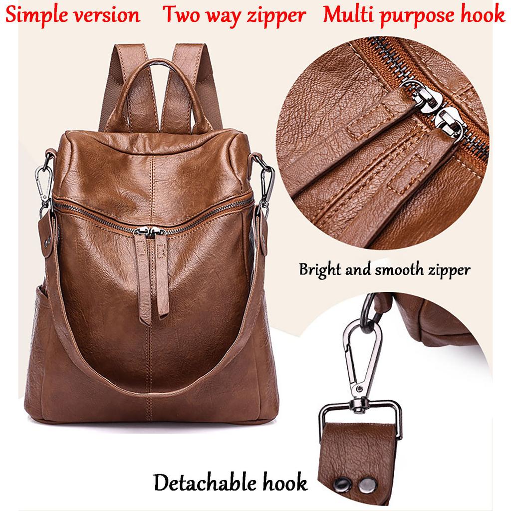 soft leather backpack handbags