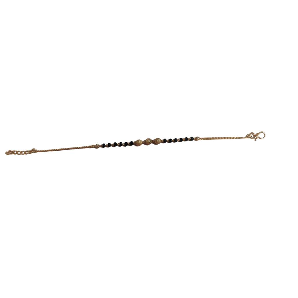 @ Beautiful Handmade Black Beads Golden Bracelet Bangle For Girls Zr-1544-60%Off