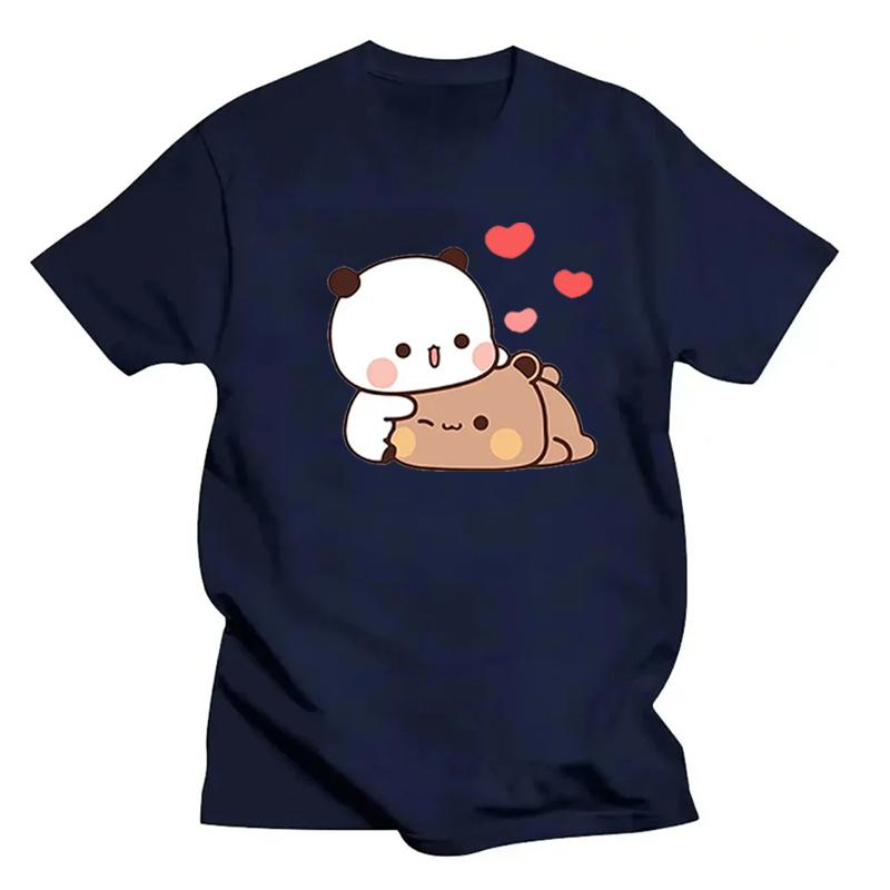 Cartoon Bubu Is Throwing Flip-flops At Dudu Summer Tshirt Dudu Was Threw Flip-flops By Bubu Since He Teases Bubu Summer Tee Tops