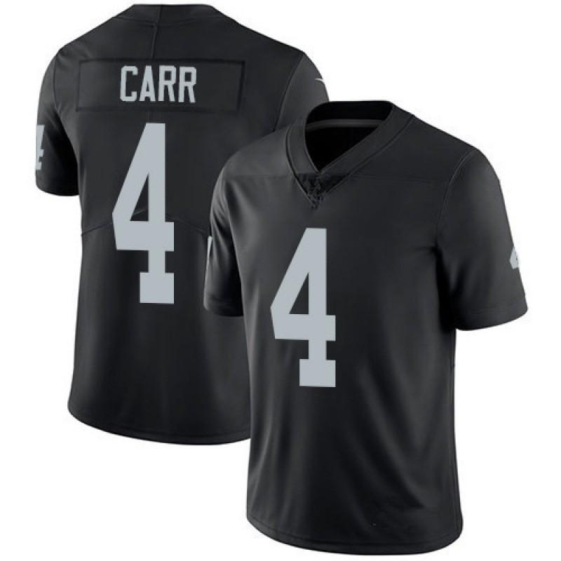 Raiders Embroidered Football Jersey 4 CARR 34 JACKSON 98 Mens Sports Game Training Shirt