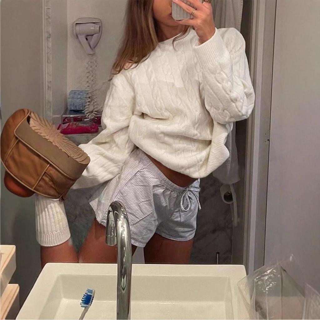 2025 Sexy Solid Color Ribbed Knit Sweater for Cross-Border E-commerce: Long, Stylish, Ideal for Europe and America