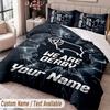 Derby County Printed Bedding Set Custom Name Text 1 Duvet Cover 2 Pillowcases For Bedroom